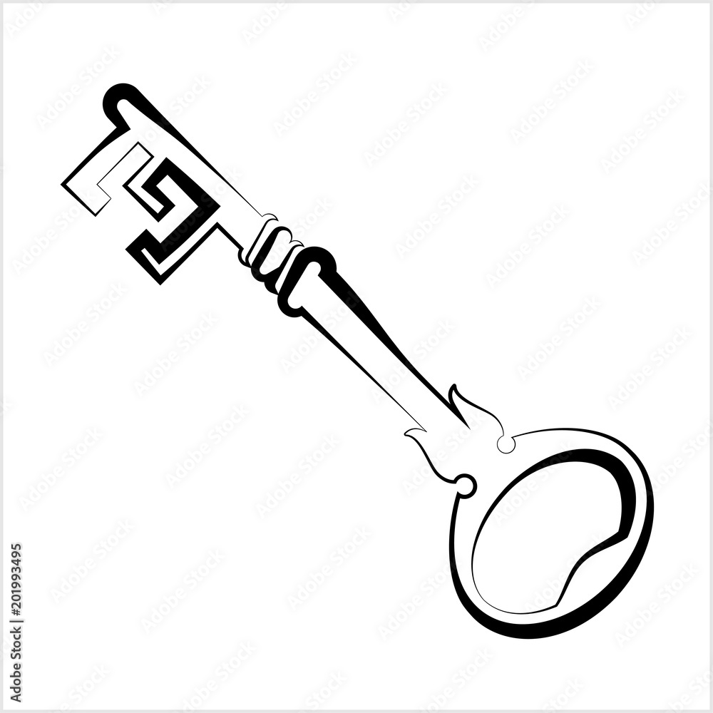 Key Icon, Creative Design Key Icon, Creative Design