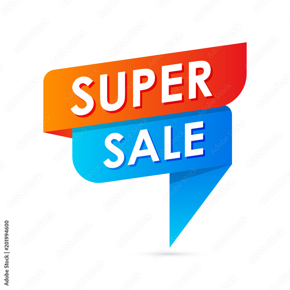 Super sale. label sign design. Vector illustration Super sale. label sign design. Vector illustration