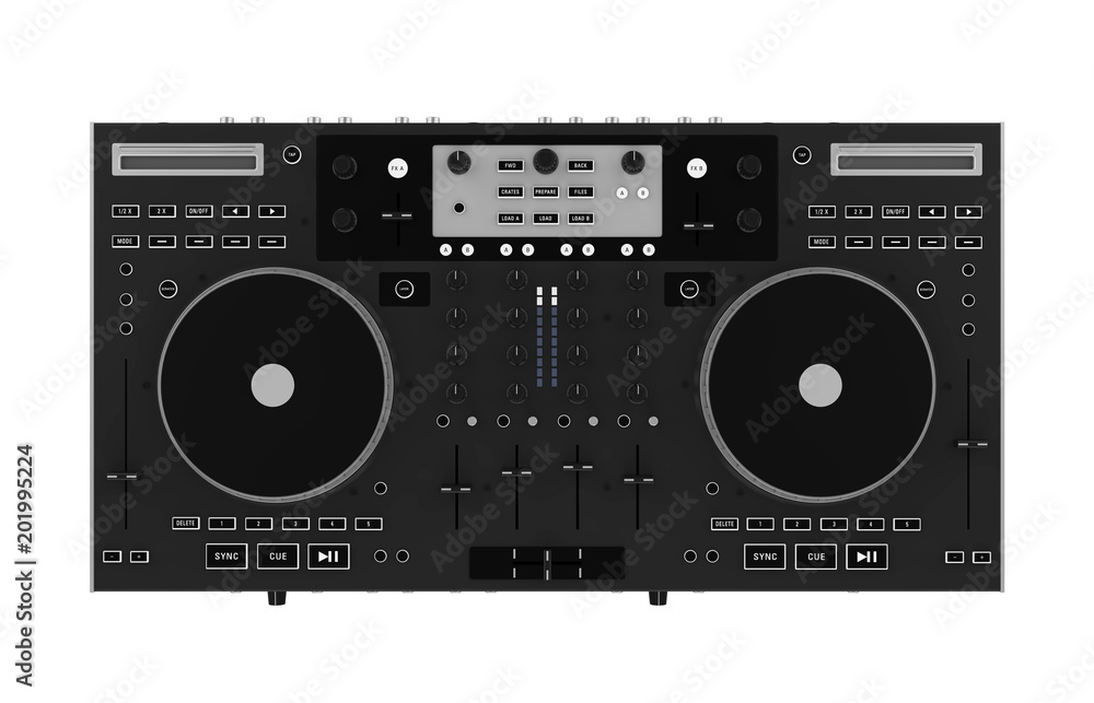 DJ Turntable Isolated DJ Turntable Isolated