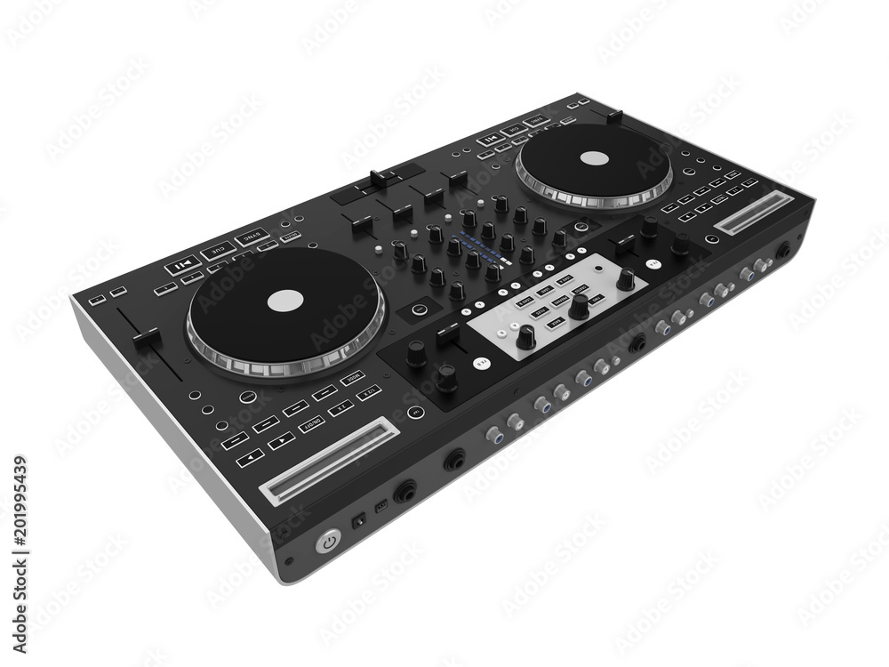 DJ Turntable Isolated DJ Turntable Isolated
