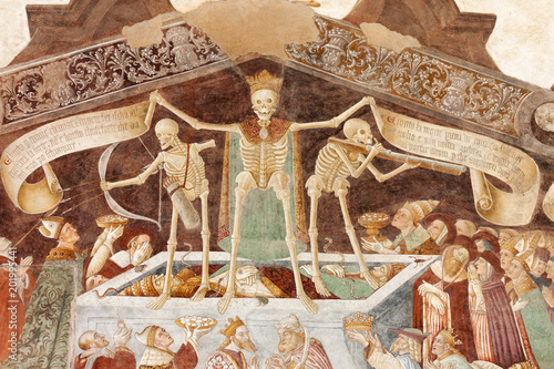 Clusone, Fresco, Dance of the Death photo