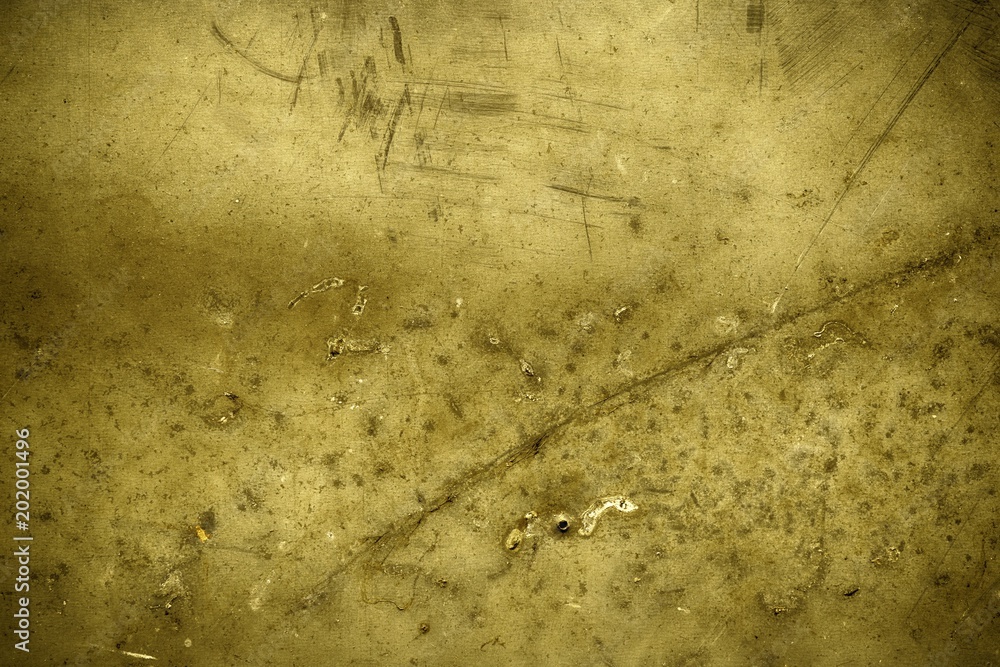 Ultra yellow Tin texture, steel wall surface or metallic aluminium background Ultra yellow Tin texture, steel wall surface or metallic aluminium background