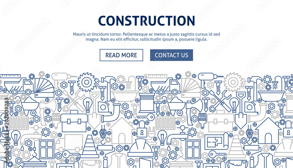 Construction Banner Design Construction Banner Design