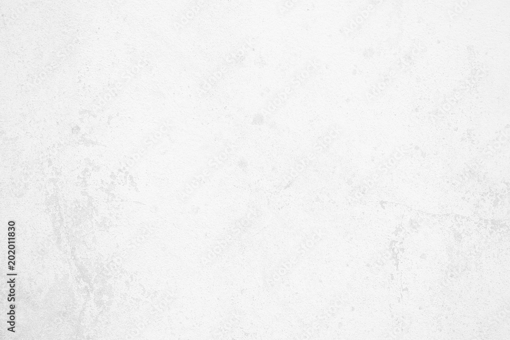 White Concrete Wall Texture Background Suitable for Presentation and Web Templates with Space for Text.