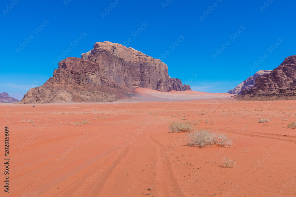 Wadi Rum desert landscape,Jordan