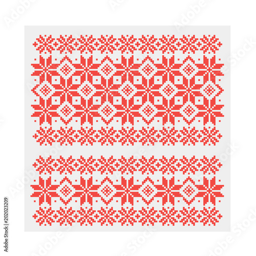 Slavic ethnic ornament. Vector illustration, seamless pattern.