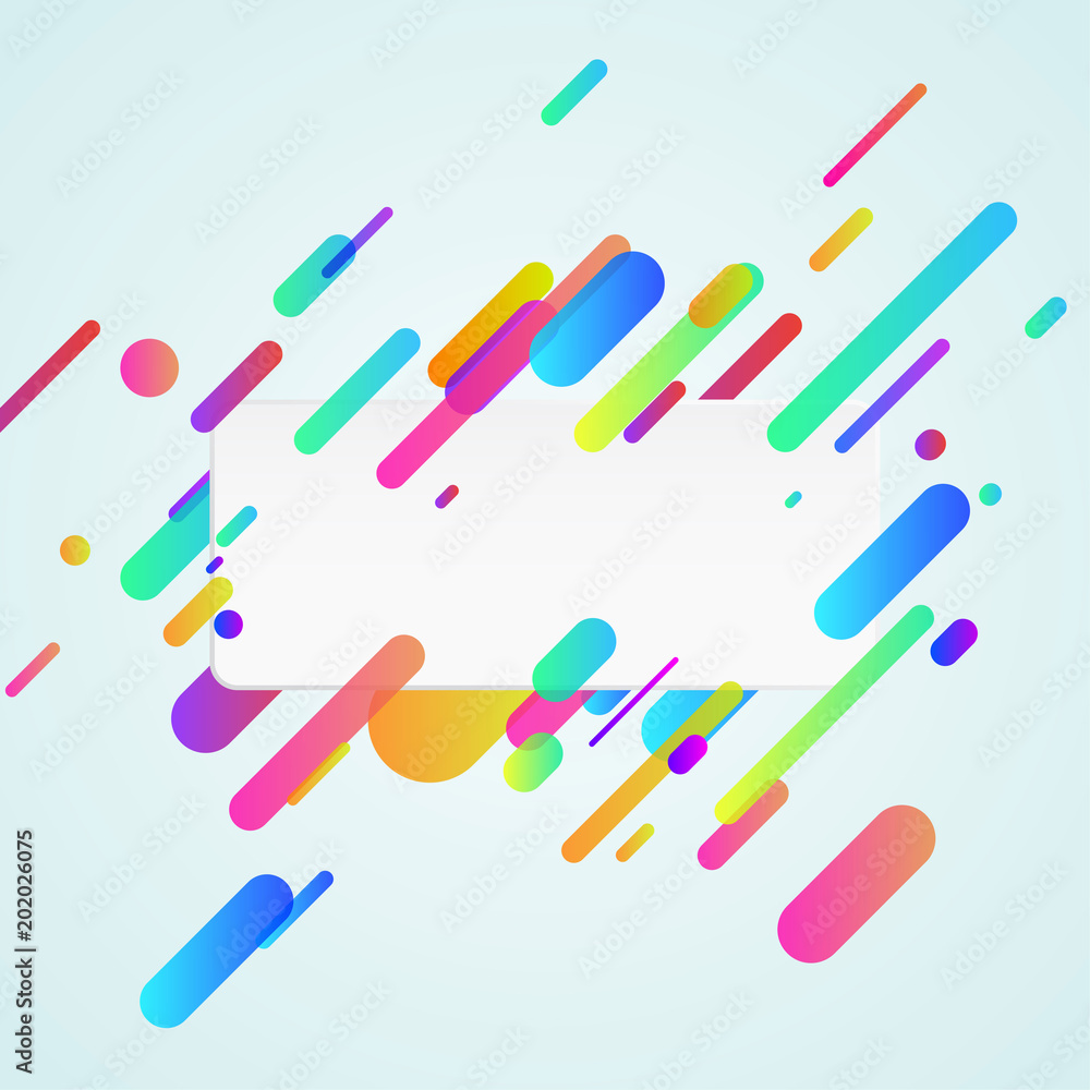 Modern material design neon tubes pattern banner design Modern material design neon tubes pattern banner design