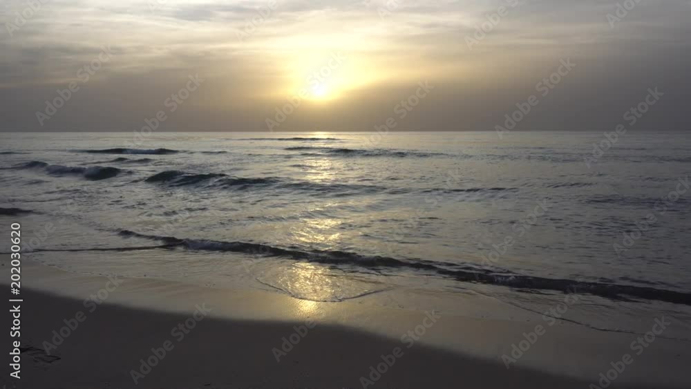 sunset on the beach in Israel sunset on the beach in Israel