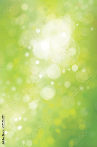 Vector green background, spring background.