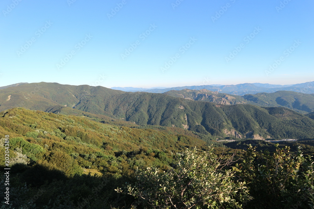 Fototapeta premium cima di un monte