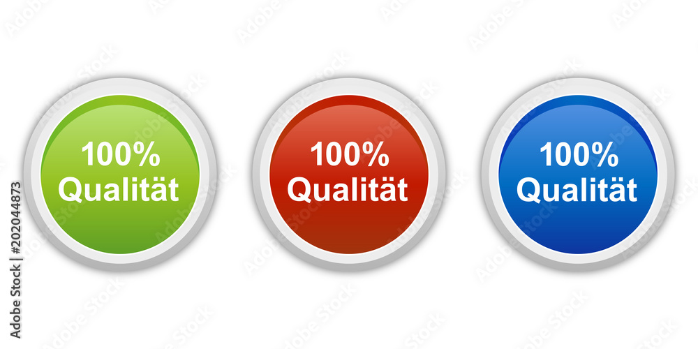 rundes Button Set grün rot blau - 100% Qualität rundes Button Set grün rot blau - 100% Qualität