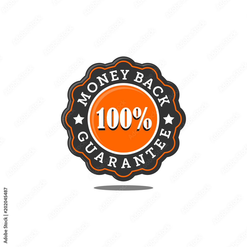 Guarantee Badge Seal stamp Vector Icon Template Guarantee Badge Seal stamp Vector Icon Template