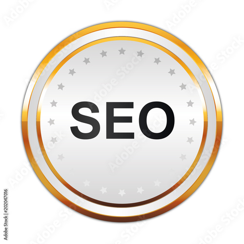 Luxus Button weiß - SEO