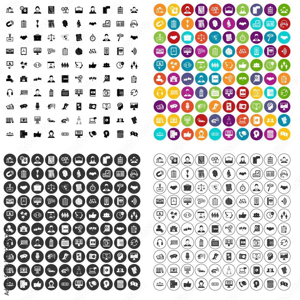 100 discussion icons set vector in 4 variant for any web design isolated on white 100 discussion icons set vector in 4 variant for any web design isolated on white