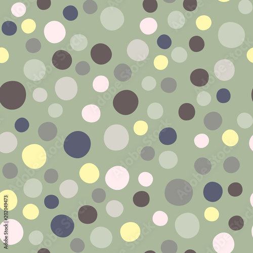 Abstract polka dot vector seamless background photo