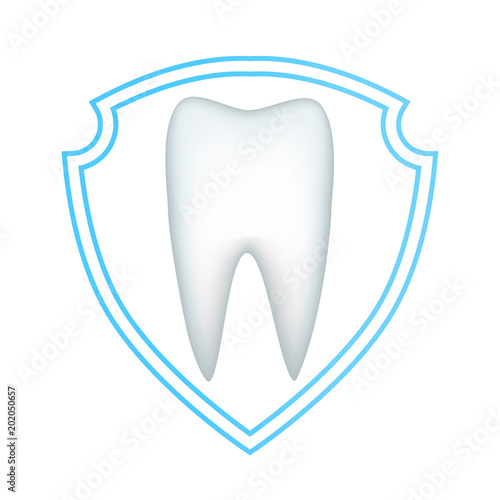 Protection of the white tooth from decay and destruction.