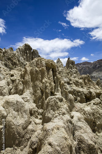 Valle de la luna in Bolivia