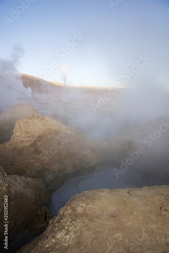 Geysers Sol de Manana in Bo...