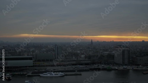 Amsterdam Jordaan skyline 1080p