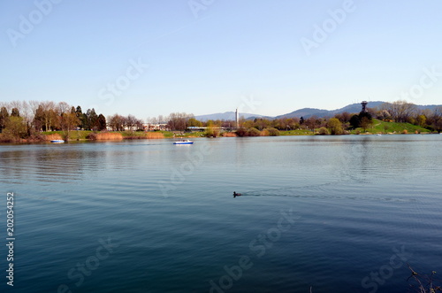 Freiburger Seepark im Frühling