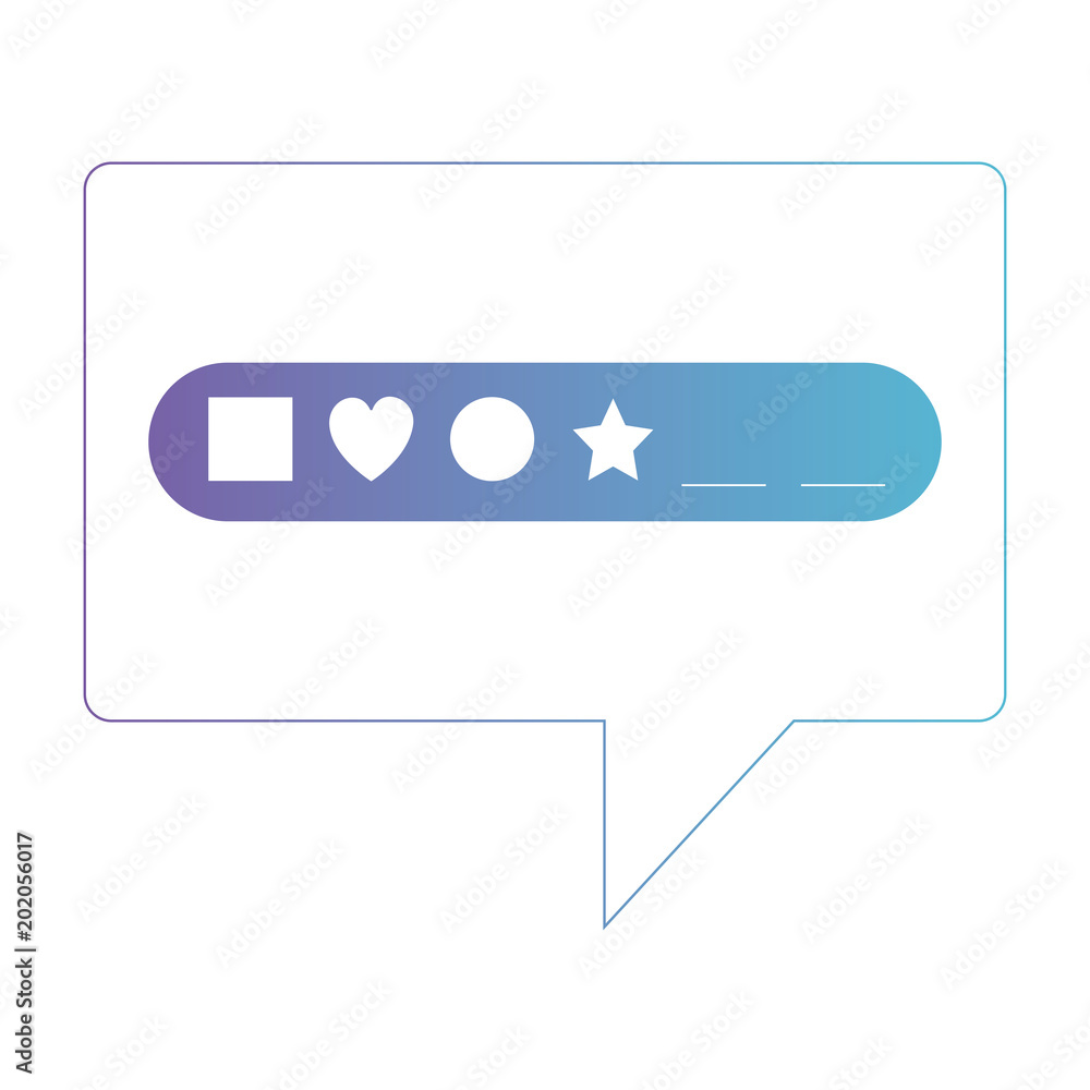 speech bubble with login access vector illustration design speech bubble with login access vector illustration design