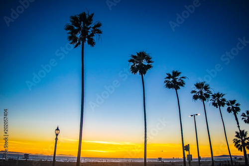 Colorful Sunset in Southern California photo