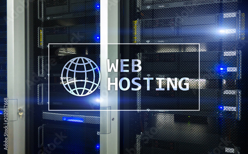 Web Hosting, providing storage space and access for websites. photo