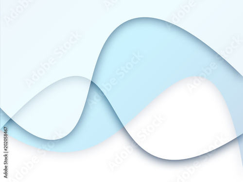 Beautiful soft blue abstract bright design 