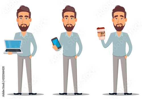 Business man in casual clothes