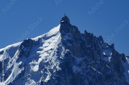 CHAMONIX-MONT BANC-MASSIV - Aiguille du Midi 3842m © Bergfee