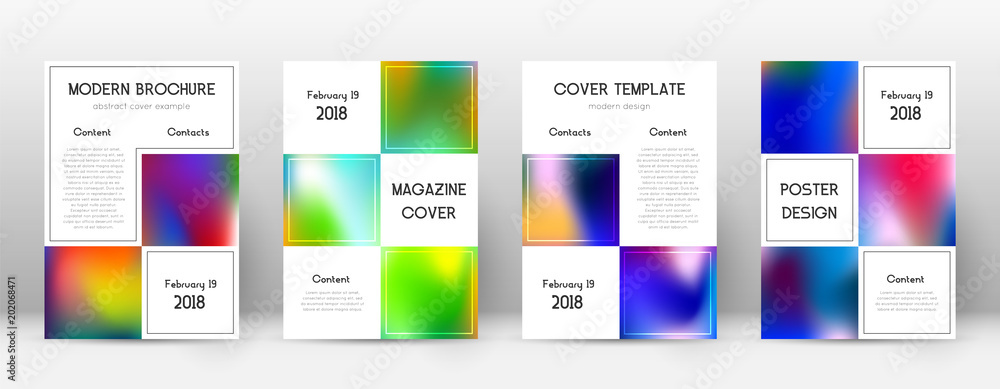 Flyer layout. Business fresh template for Brochure, Annual Report, Magazine, Poster, Corporate Presentation, Portfolio, Flyer. Adorable colorful cover page.