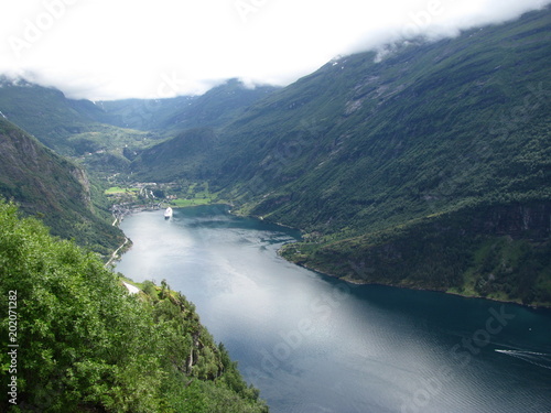 View of the Geiranger fjord, Norway