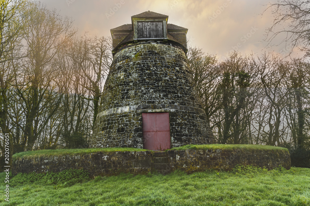 Tower Mill - East Knoyle in Wiltshire - early morning Tower Mill - East Knoyle in Wiltshire - early morning