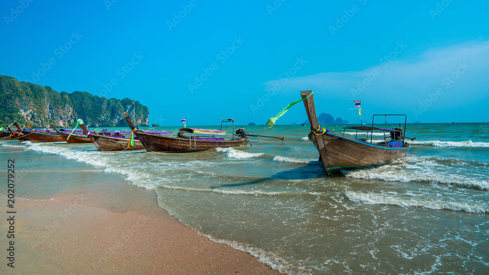 Fototapeta premium Travel Wooden Boat