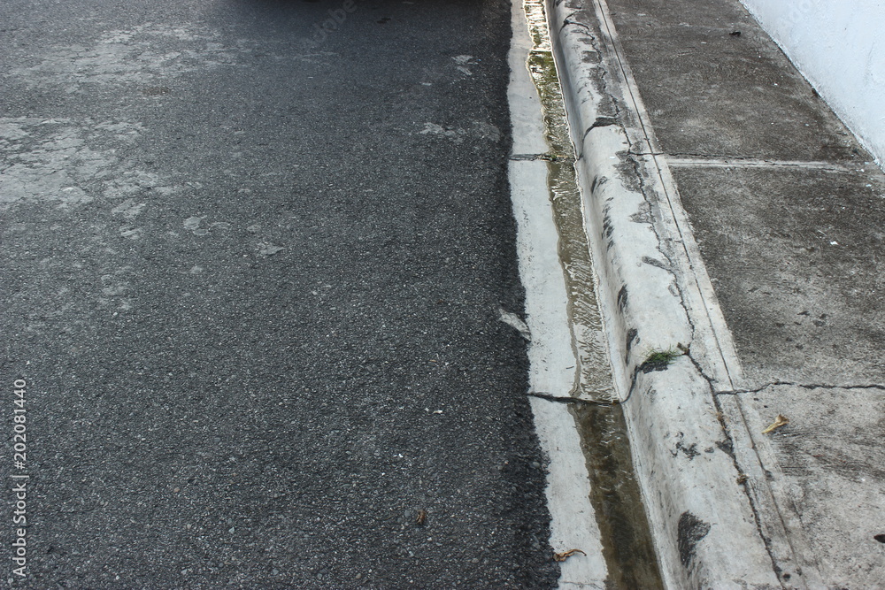 Fototapeta premium dark asphalt