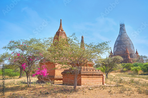 The land of temples in Myanmar photo