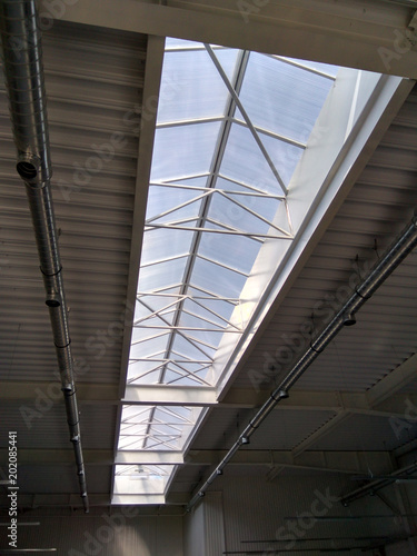 Natural roof light windows and ventilation system