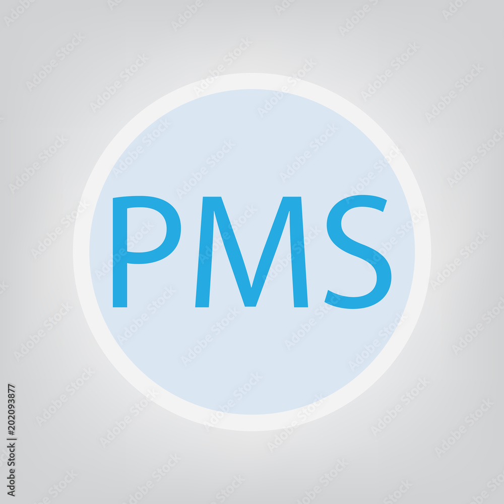 PMS (Premenstrual Syndrome) concept- vector illustration PMS (Premenstrual Syndrome) concept- vector illustration
