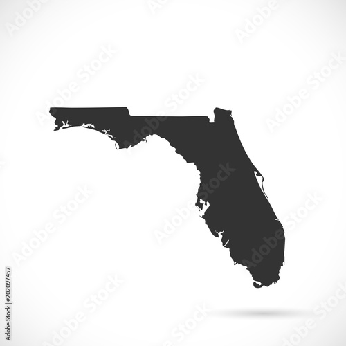 Florida Map Illustration