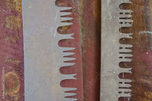 Foto Old Crosscut Saw Blades