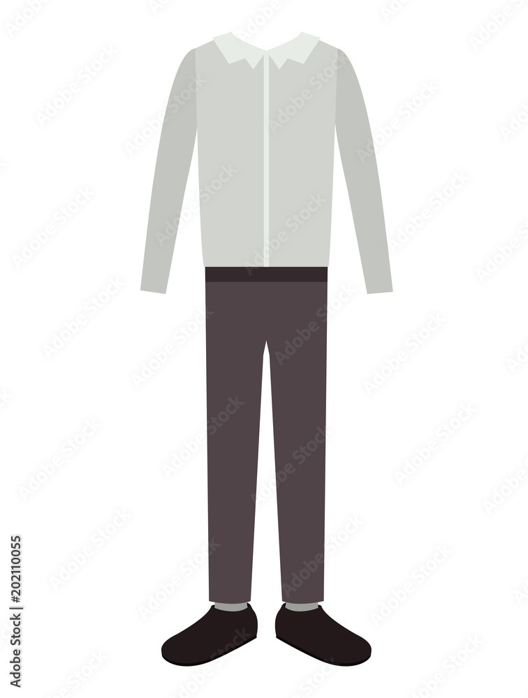 elegant clothes of old man vector illustration design elegant clothes of old man vector illustration design