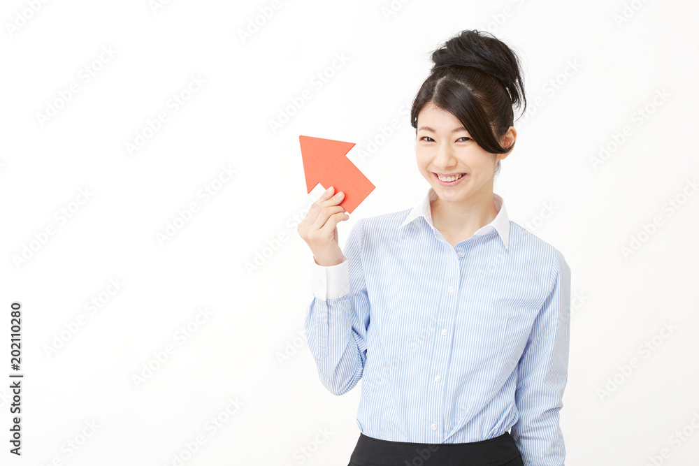 女性 ビジネス 矢印 女性 ビジネス 矢印