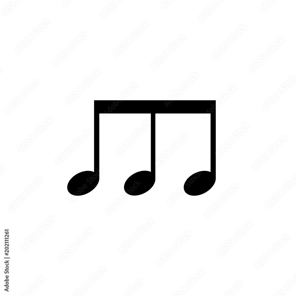 Illustration of a musical note Illustration of a musical note