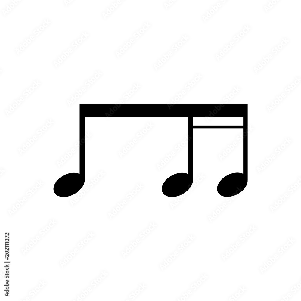 Illustration of a musical note Illustration of a musical note