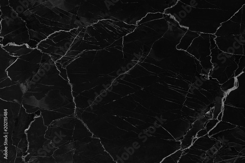 Black marble stone texture abstract background pattern © modify260