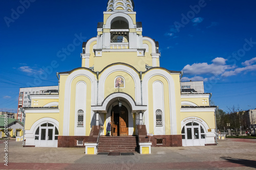 OBNINSK, RUSSIA - MAY 2017: Church of Nativity of Christ in Obninsk (Cerkov Rozhdestva Hristova v Obninske) photo