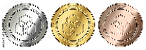  StakeNet (XSN) coin set.
