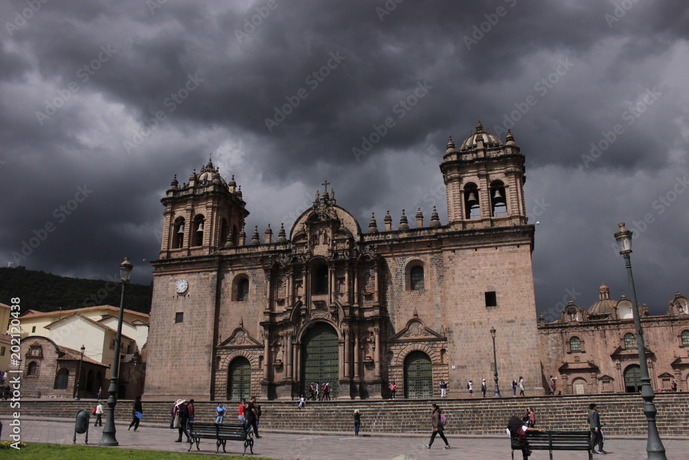 Church of Cusco (Original Picture, no color corrections) Iglesia de Cusco (Sin correcciones de color)