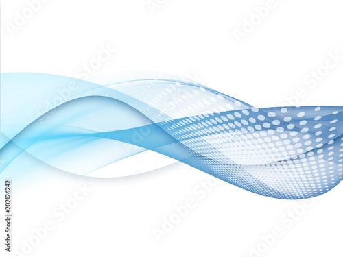 Abstract soft background, futuristic wavy 