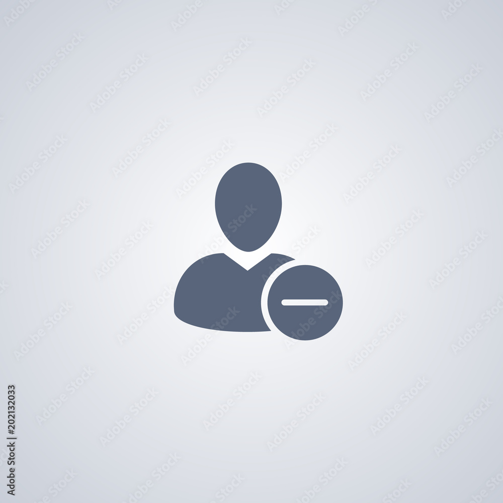Delete profil icon Delete profil icon